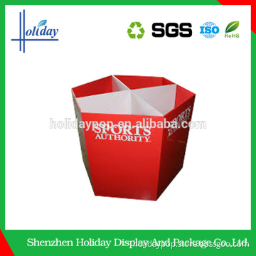 Eco-friendly corrugated dump bins display